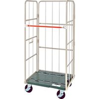 トラスコ中山 TRUSCO 倒れにくいカゴ車”セフティーテナー800X600XH1700 一般格子タイプ ST-0806-K 1台（直送品）