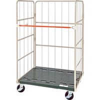 トラスコ中山 TRUSCO 倒れにくいカゴ車”セフティーテナー 1100X800XH1700 一般格子タイプ ST-1180-K 1台（直送品）