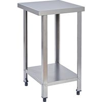 トラスコ中山 TRUSCO SUS430ステンレス作業台 W750×D600XH800 SW4-0760 1台 405-1812（直送品）