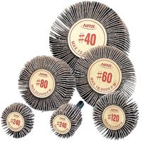 ニューレジストン NRS 軸付ペーパー多羽根ホイール ミニフラップホイル 10X15X3 #60 MFL10153-60 1セット(5本)（直送品）