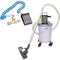 アクアシステム エア式バキュームクリーナー 掃除機セット サイレンサー付 足元スイッチ仕様 APPQO600ーSETーAF 1台（直送品）