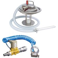 アクアシステム エア式バキュームクリーナー 掃除機 オイルストッパー付 手元スイッチ仕様 APPQO400ーAH 1台 535-4780（直送品）