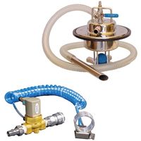 アクアシステム エア式バキュームクリーナー 掃除機 ステンレス製 手元スイッチ仕様 AVCー550SUSーAH 1台 535-7946（直送品）