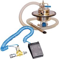 アクアシステム エア式バキュームクリーナー 掃除機 ステンレス製 足元スイッチ仕様 AVCー550SUSーAF 1台 535-4821（直送品）