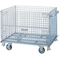 トラスコ中山 TRUSCO ネットパレット ハンドル キャスター付 1000X1200X995 700kg T1012AGNSH 1台（直送品）