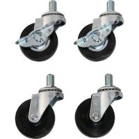 トラスコ中山 TRUSCO 作業台用キャスターセット φ100ゴム車 EW-100CA 1セット 538-6384（直送品）