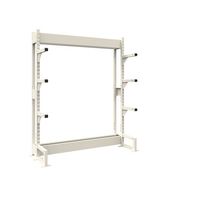 トラスコ中山 TRUSCO ボルトレス長尺保管棚M1.5 単式基本1800X450XH2400 4段 VRM1.58654 1台（直送品）