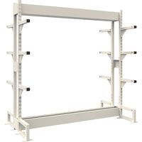 トラスコ中山 TRUSCO ボルトレス長尺保管棚M1.5 複式基本1500X450XH2100 4段 VRM1.57554W 1台（直送品）