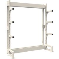 トラスコ中山 TRUSCO ボルトレス長尺保管棚M3 単式基本1800X450XH2100 4段 VRM37654 1台 538-0572（直送品）