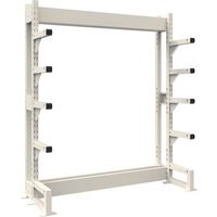 トラスコ中山 TRUSCO ボルトレス長尺保管棚M3 単式基本1200X300XH2100 5段 VRM37435 1台 538-2397（直送品）