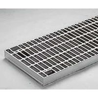 カネソウ スチール製グレーチング ボルト固定式 プレーンタイプ 横断溝用 HSBL-86055 1枚 574-6513（直送品）
