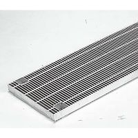 カネソウ スチール製グレーチング ボルト固定式 細目プレーンタイプ 横断溝用 QSBL-5050 1枚 574-4986（直送品）