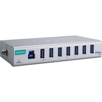 MOXA UPort 407AーT 7ポート産業グレードUSB 3.2ハブ ワイド温度モデル 207A/JP 1個（直送品）