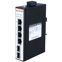 ダイヤトレンド 産業用イーサネットスイッチングハブ ギガビットタイプ 光ポート搭載 SCポート搭載 DEH-GTX4F2 1台（直送品）