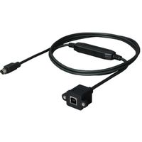 ダイヤトレンド 三菱CPU⇔PC用RSー232C⇔USBコンバータケーブルパネル取付 DQ-PU2 1本 596-6946（直送品）