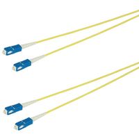 Diatrend シングルモード光ファイバーケーブル(SCーSC)2芯<盤内 可動用>1m DFC-SMSCSC-CPV21(1M) 1本（直送品）