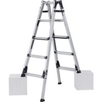 上部操作式伸縮脚付はしご兼用脚立 GAUDI STANDARD(ガウディ スタンダード)150CM 最大使用質量100KG GUS150J（直送品）