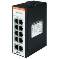 ダイヤトレンド <PoE対応>産業用イーサネットスイッチングハブ ギガビットタイプ DEH-GP10C 1台 615-5462（直送品）