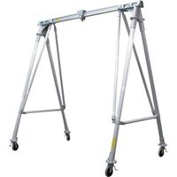 江崎機械工業 江崎 アルミ合金製門型クレーンM型(ベーシックタイプ) 定格荷重500kg M25-S25-LH-500 1台（直送品）