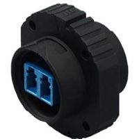 ダイヤトレンド 防塵防水 光アダプタ (LCーLC) 2芯 DFC-WZLC-ADP 1個 632-2466（直送品）