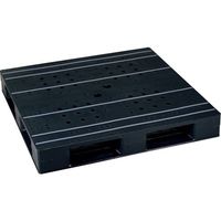 岐阜プラスチック工業 リス リサイクルプラスチックパレット HBーD4・1111 HBD41111BK 1個 350-8797（直送品）