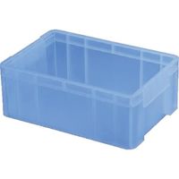 積水 【受注生産品】PZ型コンテナ PZー0001 透明ブルー 透明青 PZ1ASKB-BETTYUU TMB 1セット(500個)（直送品）