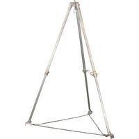 江崎機械工業 江崎 アルミ合金製三脚KS型(伸縮タイプ) 定格荷重2000kg KS15-2000 1台 315-0354（直送品）