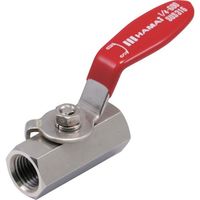 ハマイ NPT接続 ステンレス製ボールバルブ BSS-01-10NPT 1個 250-1271（直送品）