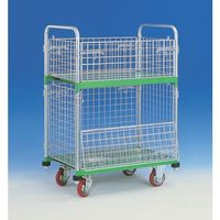 神戸車輌製作所 カンベ 網付き台車 メッシュパックロール 663A 1台 337-7299（直送品）