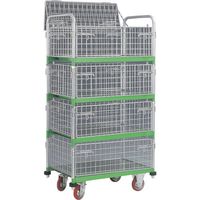 神戸車輌製作所 カンベ 網付き台車 メッシュパックロール 689B 1台 337-7320（直送品）