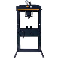 長崎ジャッキ 油圧矯正プレス(手動)35TON NSP-350G 1台 415-5348（直送品）
