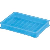 積水 【受注生産品】PZ型コンテナ PZー0004 透明ブルー 透明青 PZ41SKB-BETTYUU TMB 1セット(500個)（直送品）