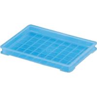 積水 【受注生産品】PZ型コンテナ PZー0005 透明ブルー 透明青 PZ52SKB-BETTYUU TMB 1セット(500個)（直送品）