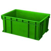 積水テクノ成型 積水 【受注生産品】TS型コンテナ TSー48 緑 TS-48-BETTYUU GN 1セット(500個) 534-9993（直送品）