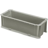 積水テクノ成型 積水 【受注生産品】TS型コンテナ TSー5 グレー TS-5-BETTYUU GY 1セット(500個) 535-0039（直送品）