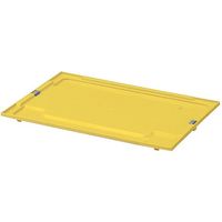 積水テクノ成型 積水 【受注生産品】折りたたみコンテナ用 蓋#01 黄 OC01Y-BETTYUU 1セット(500枚) 535-0045（直送品）