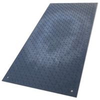 ウッドプラスチック 【まとめ買い】イベント用樹脂製敷板 Wターフ 黒 10枚セット WT-BLA-10P 1セット(10枚)（直送品）