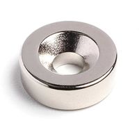 二六製作所 NE323 ネオジム φ8×2ーM2.5皿穴(N40) 1パック(3個) 525-0445（直送品）