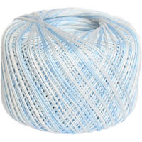 オリムパス製絲 エミーグランデ かすり レース糸 合細 Col.31 ブルー系 25g 約109m EMMY-31 1箱/3玉セット（直送品）