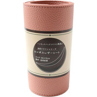 日本紐釦貿易 エンボス加工レザーシート 55×15cm 1枚 ピンク MAP124-P 1セット/2枚入（直送品）