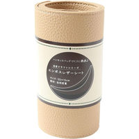 日本紐釦貿易 エンボス加工レザーシート 55×15cm 1枚 ゴールド MAP124-G 1セット/2枚入（直送品）