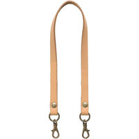 本革 口金用持ち手 1本手 アンティークゴールド W約8mm×H約33cm ベージュ MAW18-E-AG 1袋1本入/5袋(合計5本)（直送品）