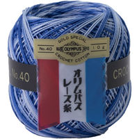 オリムパス製絲 金票 ボカシ レース糸 #40 Col.12 レッド系 10g 約89m OLY-10G-12 1箱/3玉セット（直送品） - アスクル