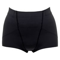 【アウトレット】ルシアン シルエット崩れにくい メイクキープボトム ショート丈 ブラック L 1個