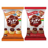 江崎グリコ(株)(旧グリコ乳業) [冷蔵]グリコ ちょこっとプッチンプリン 2種全24個(カスタード・ショコラ) 1セット(2種計24個)（直送品）
