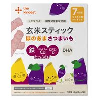 （7カ月頃から）カインデスト 手づかみおやつ 玄米スティック ほのあまさつまいも 1セット（1個（2袋入）×6）