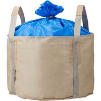 吉野 コンテナバッグ 日本製コンテナバッグ丸型 500kgタイプ YS-CB-J500A 1セット(10個) 678-4669（直送品）