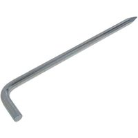 八幡ねじ YAHATA 打込みLカン 12mmX500mm 4979874270047 1セット(10本) 682-9799（直送品）