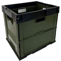 松本産業 オリコン 32L ブラック/カーキ 32BLG 1セット(2個) 570-3284（直送品）