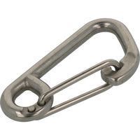 八幡ねじ YAHATA ステンレス スプリングフック 8 4979874051196 1セット(3個) 683-1319（直送品）